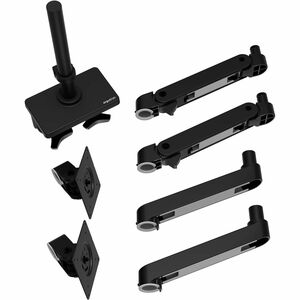 Ergotron Mounting Arm for Monitor, LCD Display - Black - Height Adjustable - 2 Display(s) Supported - 68.6 cm (27") Screen