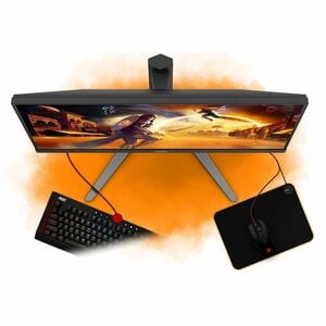 AOC 24G4HA 24" Aula Full HD Monitor LED para jogos - 16:9 - Preto, Vermelho - 60,5 cm (23,8") Viewable - Fast IPS - WLED L