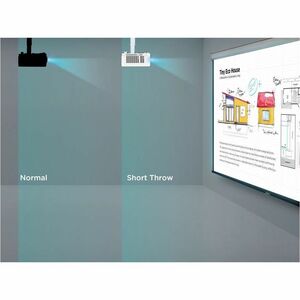 ViewSonic LSD300W-ST Short Throw DLP Projector - 16:10 - Wall Mountable, Ceiling Mountable - 1280 x 800 - Front, Ceiling -