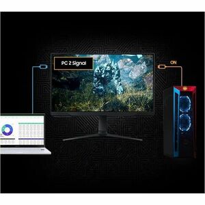 Moniteur LED de jeu Samsung Odyssey G5 S27FG510EU 27" Class WQHD - 16:9 - Noir - 68,6 cm (27") Viewable - Vertical Alignme