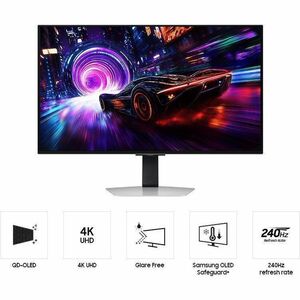 Samsung Odyssey OLED G8 S32FG810SU 32 Zoll Class 4K UHD Gaming-OLED-Monitor - 16:9 Format - Silber - 81,3 cm (32 Zoll) Vie