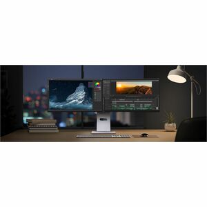 LG 49U950A-W 49" Class WQHD Curved Screen LCD Monitor - 124.5 cm (49") Viewable - In-plane Switching (IPS) Technology - 25