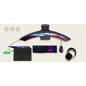 LG UltraGear 34GX900A-B 34"" Class UW-QHD Curved Screen Gaming OLED Monitor - 21:9 - 33.9"" Viewable - OLED - 3440 x 1440 