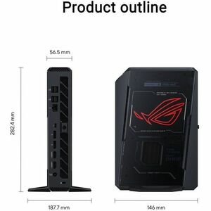 Asus ROG NUC RNUC15JNK9X38AAU Gaming Desktop Computer - Intel Core Ultra 9 275HX - 32 GB - 2 TB SSD - Ultra Small - Intel 