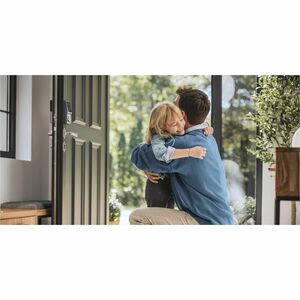 Lockly Secure Plus Childproof Edition Bluetooth Smart Lock Detachable Knob Version (Satin Nickel) - Childproof - Removable