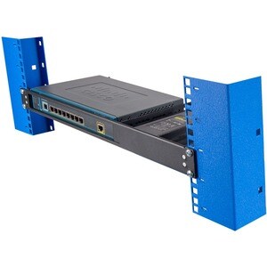 Innovation 1U Rack-mountable Rack Shelf for Switch - 289.56 mm Rack Width x 200.66 mm Rack Depth - Black Powder Coat - TAA