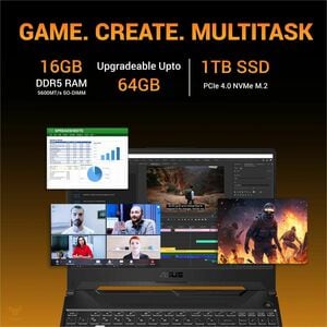 TUF Gaming A16 FA607 FA607NUG-RL189WS 40.64 cm (16") Rugged Gaming Notebook - Full HD Plus - 144 Hz - AMD Ryzen 7 7445HS -