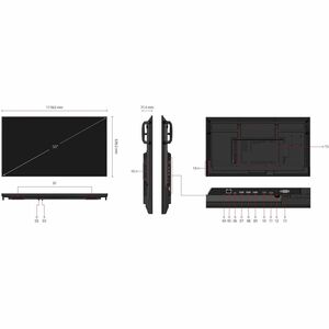 ViewSonic CDE5014-2C 50" LCD Digital Signage Display - 24 Hours/7 Days Operation - Energy Star - Thin Film Transistor (TFT