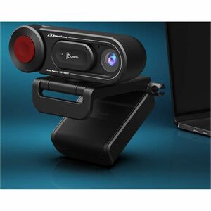 j5create JVU250 Webcam - 2 Megapixel - 30 fps - Black - USB Type A/USB Type C - 1 Each - Full HD - 1920 x 1080 Video - CMO