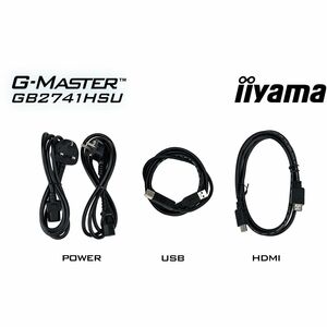 iiyama G-MASTER Black Hawk GB2741HSU-B1 27" Class Full HD Gaming LCD Monitor - 16:9 - Matte Black - 68.6 cm (27") Viewable