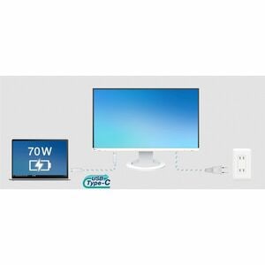 EIZO FlexScan EV2740S-WT 27" Class 4K UHD LED Monitor - 16:9 - White - 68.6 cm (27") Viewable - In-plane Switching (IPS) T