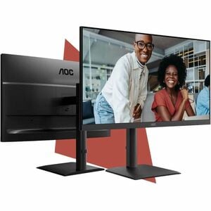 AOC U27E4CV 27 Zoll Klasse 4K UHD LED-Monitor - 16:9 Format - Schwarz - 68,6 cm (27 Zoll) Viewable - IPS-Technologie (In-P