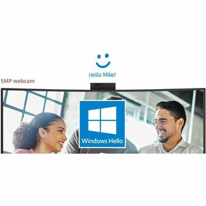 AOC CU34E4CW 34 Zoll Class Webcam UW-QHD Gekrümmter Bildschirm LED-Monitor - 21:9 Format - Schwarz - 86,4 cm (34 Zoll) Vie