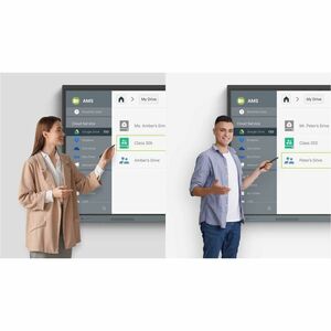 BenQ Board Essential RE6504 1651 mm 4K UHD LCD Collaboration Display - ARM Cortex A73 + A53 - 8 GB - Infrared (IrDA) - Tou