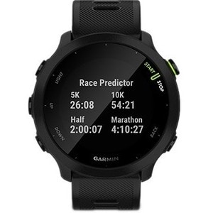 Garmin Forerunner 55 Smartwatch - 42 mm Case Height - 42 mm Case Width - Nero Colore della struttura - Silicone Band Mater