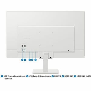 Samsung S27FM501EE 27" Class Full HD Smart LCD Monitor - 16:9 - Warm White - 27" Viewable - In-plane Switching (IPS) Techn