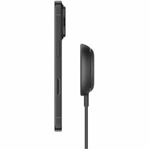 Belkin 25W Compact Wireless Magnetic Charging Stand for Smartphones - Magsafe and Qi2 Compatible - Black - For iPhone, Mag