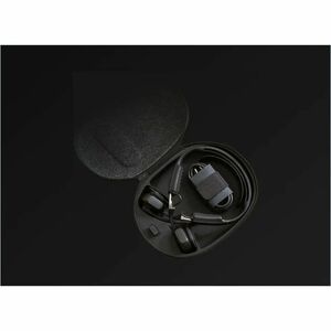 Shokz OpenMeet Wireless Open-ear, Over-the-head, On-ear, Over-the-ear Stereo Earset - Black - Binaural - Open - 2900 cm - 