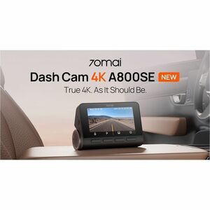 70mai A800SE Front/Rear Vehicle Camera - 7.6 cm (3") Screen - Wired/Wireless - 3840 x 2160 Video