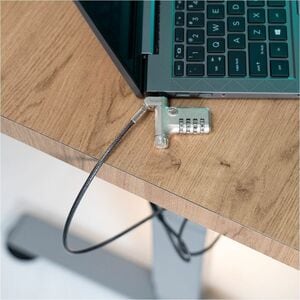 Targus DEFCON ASP106RGLXS Cable Lock For Notebook, Docking Station, Monitor - 1.98 m Cable - Resettable/Serialized - 4-dig