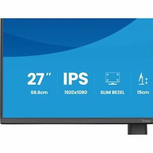Moniteur LED iiyama ProLite XB2793HSU-B1 27" Classe Full HD - 16:9 - Noir mat - 68,6 cm (27") Viewable - Technologie IPS -