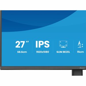 iiyama ProLite XB2793HSU-B1 27 Zoll Klasse Full HD LED-Monitor - 16:9 Format - Mattschwarz - 68,6 cm (27 Zoll) Viewable - 