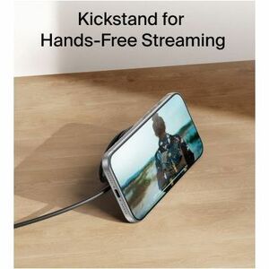 Belkin UltraCharge Induction Charger - Black - For iPhone - Input connectors: USB - Qi2 Certified, Magnetic, Fast Charging