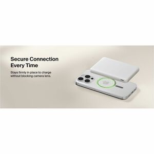 Belkin BoostCharge Power Bank - White - For Earbud, iPhone, Qi-enabled Device - 5000 mAh - 15 W - USB Type-C Connector - L