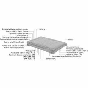 Getac X600 39.6 cm (15.6") Rugged Mobile Workstation - Full HD - Intel Core i5 11th Gen i5-11500HE - 16 GB - 512 GB SSD - 