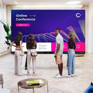 Optoma ProScene FHDC163 4.14 m LCD Digital Signage Display - High Dynamic Range (HDR) - ARM Cortex A76 - ARM Cortex A55 - 