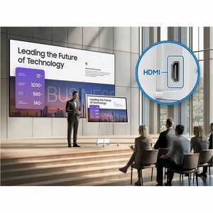 Samsung Flip WM55FX 55" 4K UHD LCD Collaboration Display - Infrared - Touchscreen - 16:9 Aspect Ratio - 3840 x 2160 - LED 