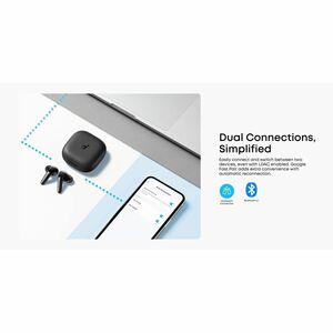 Auricolare soundcore P31i True Wireless Earbud Stereo - Nero - Binaural - In-ear - Bluetooth - Riduzione di rumore Microfo