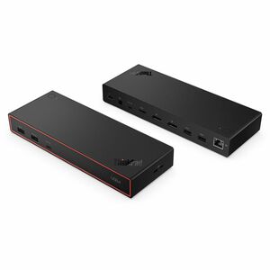 Lenovo ThinkPad USB4 Dock 5000 - for Monitor, Notebook - Charging Capability - 100 W Power Supply - USB4 - 4 Displays Supp