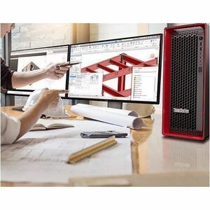Lenovo ThinkStation P5 Gen 2 30KB0022GE Workstation - 1 x Intel Xeon 638 - vPro-Technologie - 64 GB - 1 TB SSD - Tower - I
