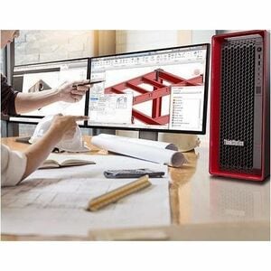Lenovo ThinkStation P5 Gen 2 30KB001YGE Workstation - 1 x Intel Xeon 634 - vPro-Technologie - 32 GB - 1 TB SSD - Tower - I