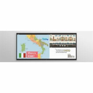 LG CreateBoard 105TR5WP-B 2667 mm 5K LCD Collaboration Display - ARM Cortex A76 + A55 - 8 GB - Infrared - Touchscreen - 21