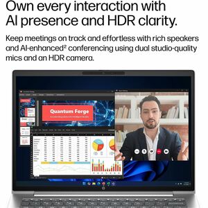 HP ProBook 4 G2a 40.6 cm (16") Copilot+ PC Notebook - WUXGA - AMD Ryzen AI 5 Ryzen AI 400 430 - 16 GB - 512 GB SSD - Pike 
