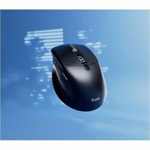 Mouse Trust Zevo Dimensioni ridotte - Frequenza bluetooth/radio - USB 2.0 tipo A - Ottico - Nero - PC, Mac - Wireless - 2,
