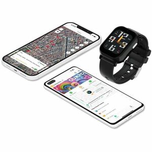Carneo Smart Watch - 42 mm Case Height - 14 mm Case Thickness - 34 mm Case Width - Children - Black Body Color - Tempered 