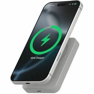 Xtorm LINQ Qi2 Wireless Power Bank - Grey - For iPhone, Mobile Device - 1 x Type-C 30W - Semi-solid-state - 10000 mAh - 25