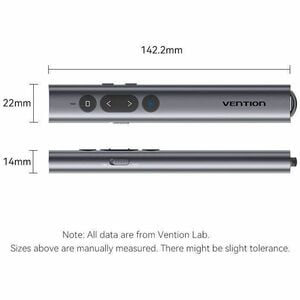 WIRELESS POWERPOINT PRESENTATIO N CLICKER WITH RED LASER POINTER