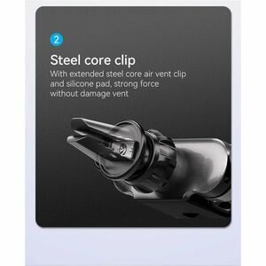 Vention KCEH0 Smartphone, Car, iPhone SmartPhone Holder - 30 mm x 106 mm x 91.8 mm x - ABS, Thermoplastic Polyurethane (TP