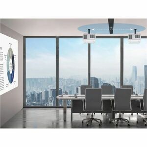 ViewSonic LSD500HD DLP-Projektor - Weiß - 5500 lm Helligkeit - Vorderseite - 1080p - HDMI - USB - Netzwerk (RJ-45)