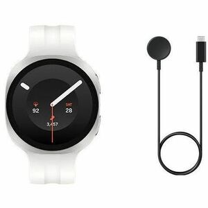 Samsung Galaxy Watch9 SM-L345F Smart Watch - 42.70 mm Case Height - 40.40 mm Case Width - Cream Body Color - Cream Band Co