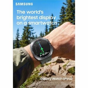 Samsung Galaxy Watch Ultra2 SM-L715F Smart Watch - 47.40 mm Case Height - 47.10 mm Case Width - Titanium Silver Body Color