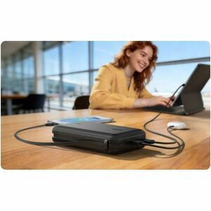 Belkin UltraCharge Power Bank - Black - For iPhone, iPad Air, iPad mini, iPad Pro - 20000 mAh - 45 W - USB Type-C Connecto