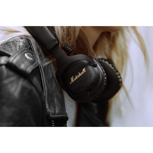 Marshall Mid A.N.C Com fios/sem fios Na orelha, Headset Estéreo Fone de ouvido - Preto - Binaural - Circum-auditivo - 1000