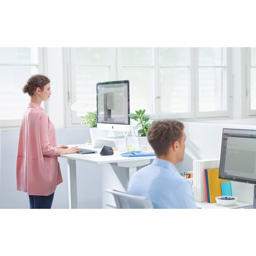 Logitech MX Vertical Mouse - Bluetooth/Radio Frequency - USB Type C - Optical - 4 Button(s) - 4 Programmable Button(s) - B