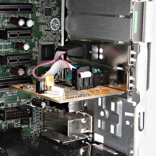 StarTech.com Serieller Adapter - Low Profile Plug-in-Karte - PCI Express x1 - PC, Linux - 2 x Anzahl externe serielle Ports