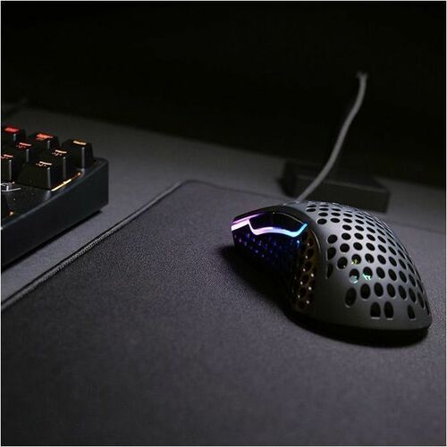 XTRFY GP4 XG-GP4-L-BLACK Large Gaming Mouse Pad - 400 mm x 460 mm x 4 mm Dimension - Black - Rubber - Anti-slip - Mouse